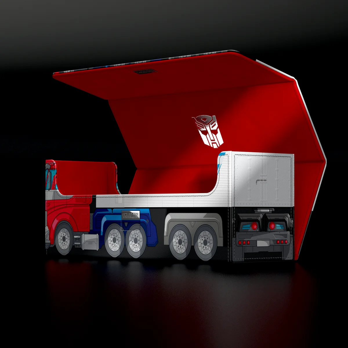 Squaroes Collectors Case 400 Squaroe Transformers - Optimus Prime Truck