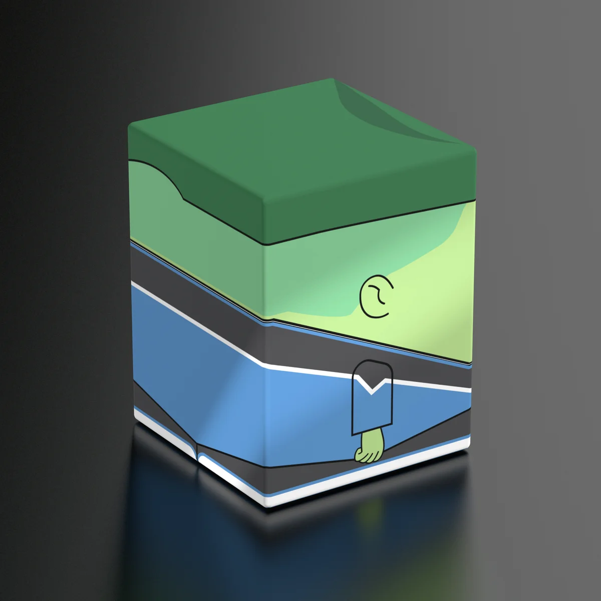 Teenage Mutant Ninja Turtles Squaroe deck box by Ultimate Guard