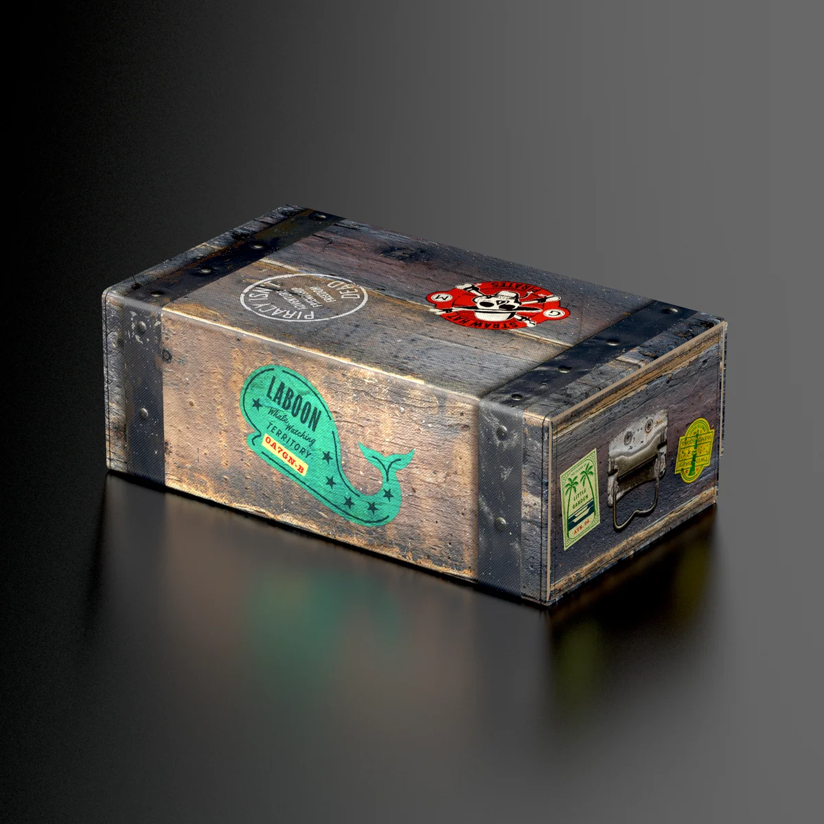 Squaroes Collectors Case 800 ONE PIECE - Wooden Chest