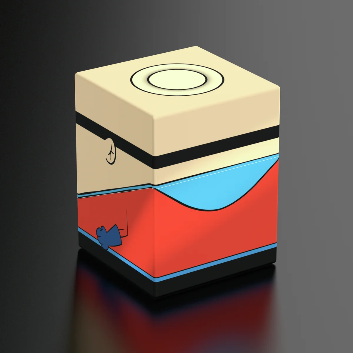 SpongeBob Squaroe deck box by Ultimate Guard