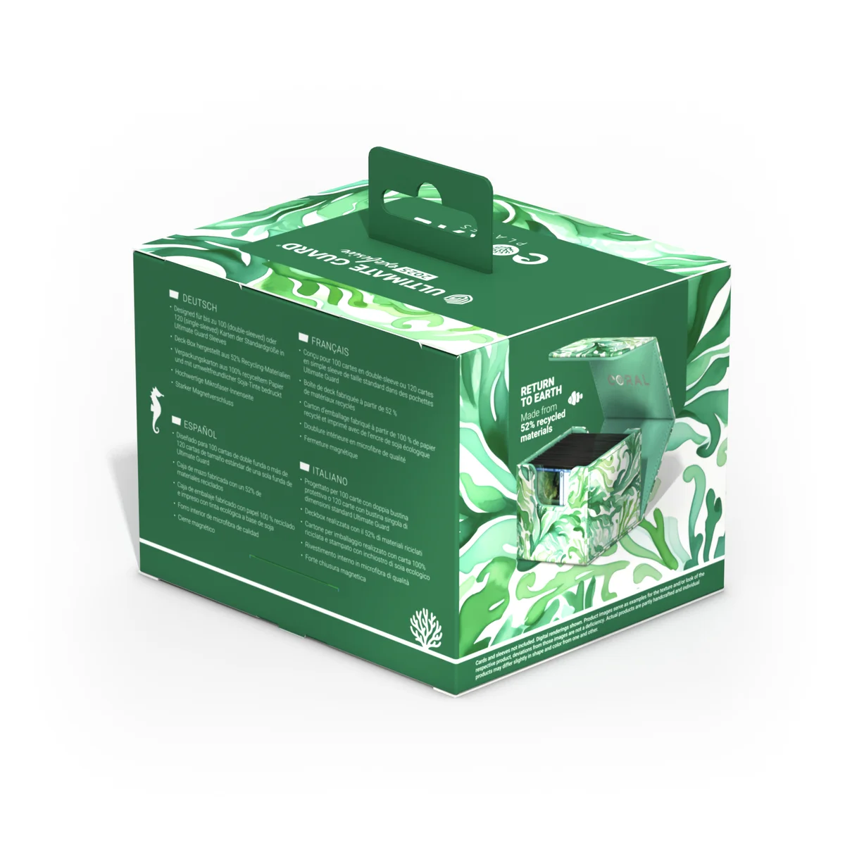 Ultimate Guard Sidewinder 100+ Coral Places Xenoskin deck box