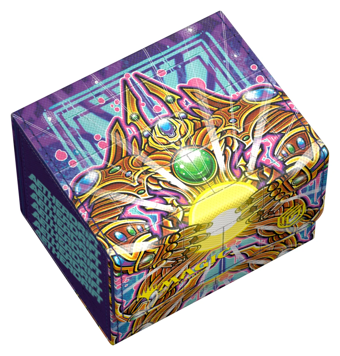 Ultimate Guard Sidewinder 100+ Xenoskin deck box from Magic: The Gathering's Aetherdrift set