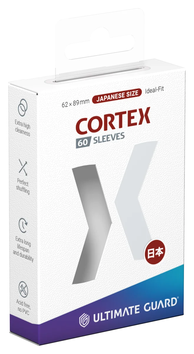 Ultimate Guard Cortex Sleeves Japanese Size (60) - Transparent
