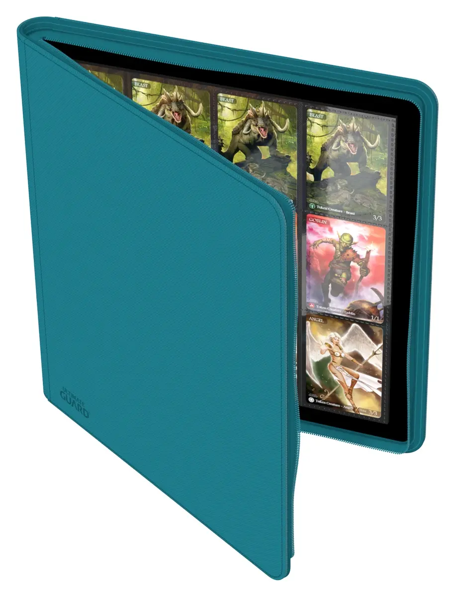 Ultimate Guard Zipfolio 480 24-Pocket Xenoskin trading card binder 