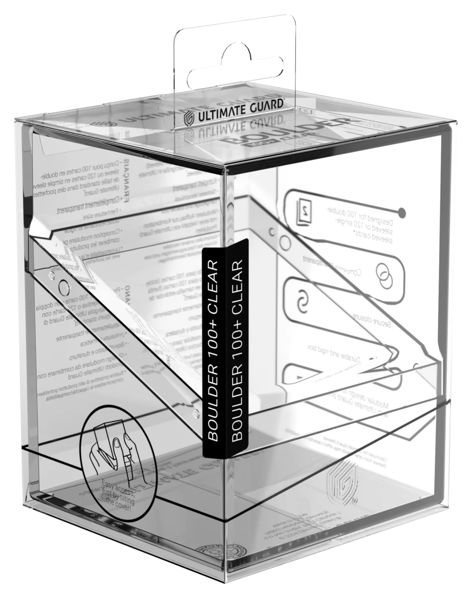 Ultimate Guard Boulder 100+ Clear - Transparent