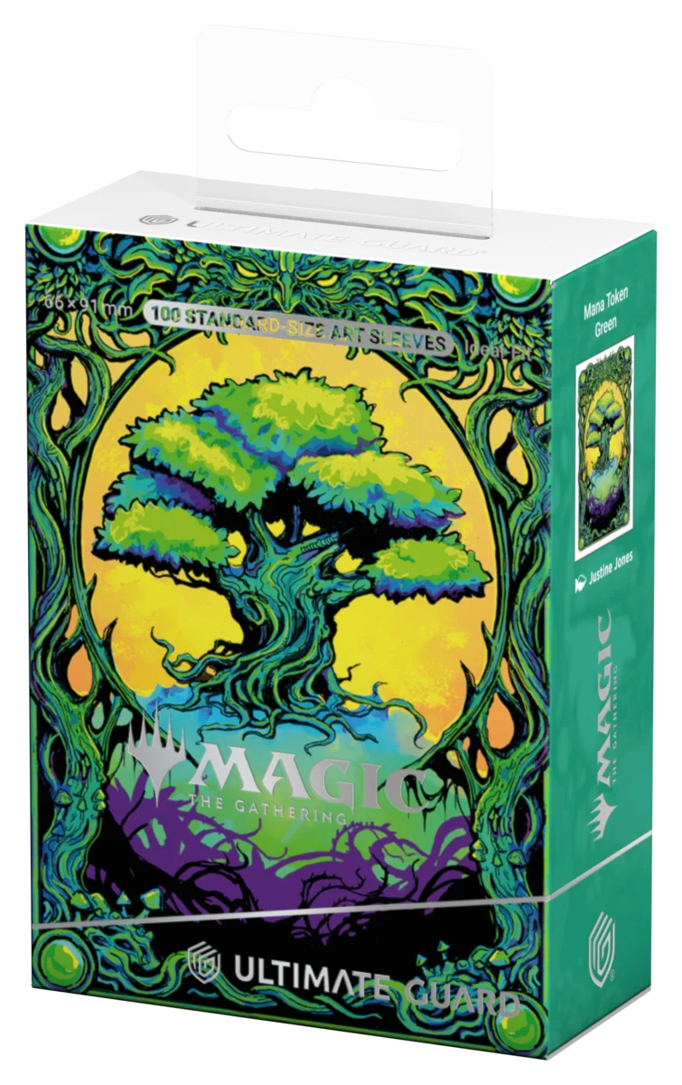Ultimate Guard Art Sleeves Magic: The Gathering  "Mana Token" - Forest