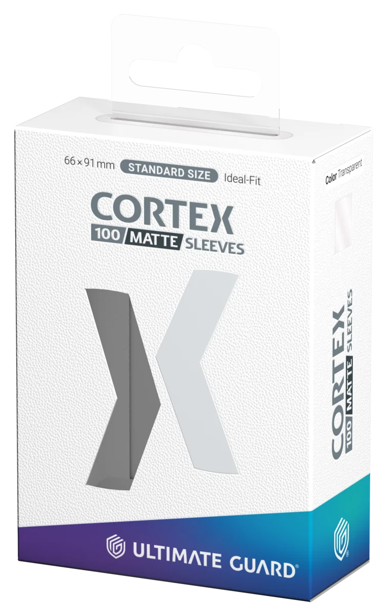 Ultimate Guard Cortex Sleeves Matte Standard Size (100) - Transparent