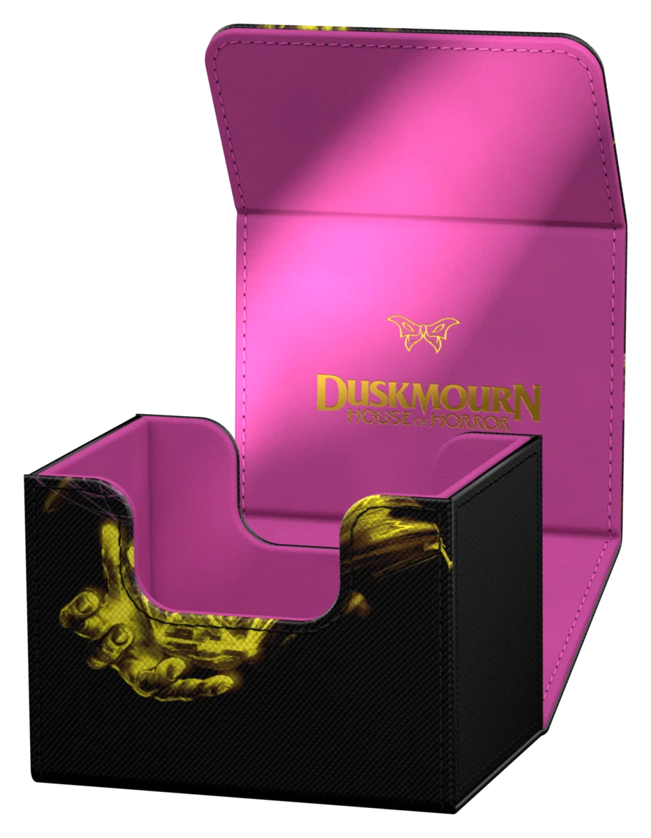 Ultimate Guard Sidewinder 100+ Xenoskin deck box from Magic: The Gathering's Duskmourn set