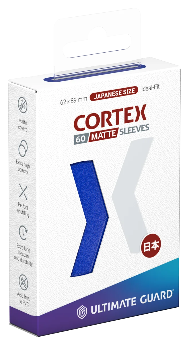 Ultimate Guard Cortex Sleeves Matte Japanese Size (60) - Blue