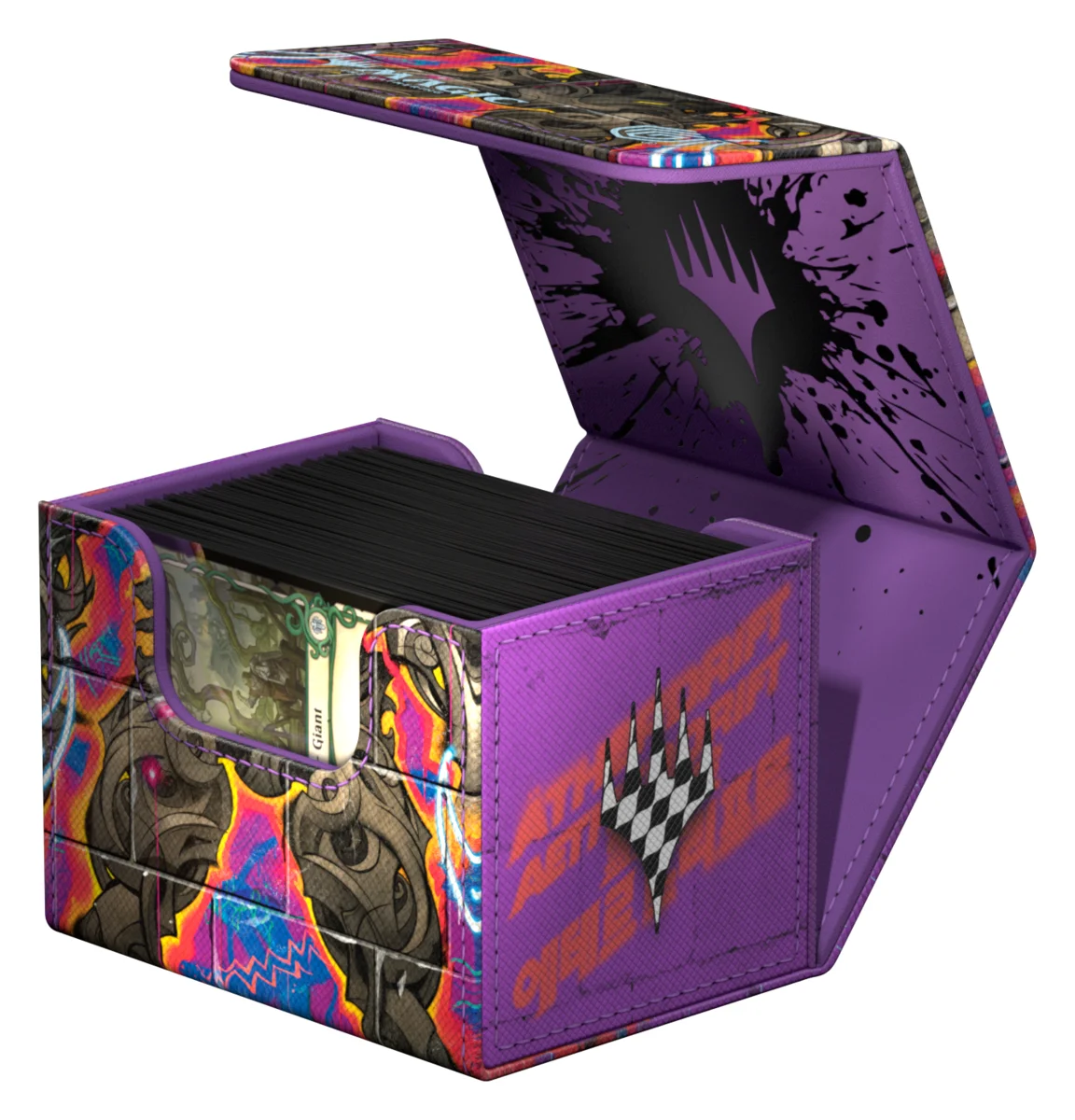 Ultimate Guard Sidewinder 100+ Xenoskin deck box from Magic: The Gathering's Aetherdrift set