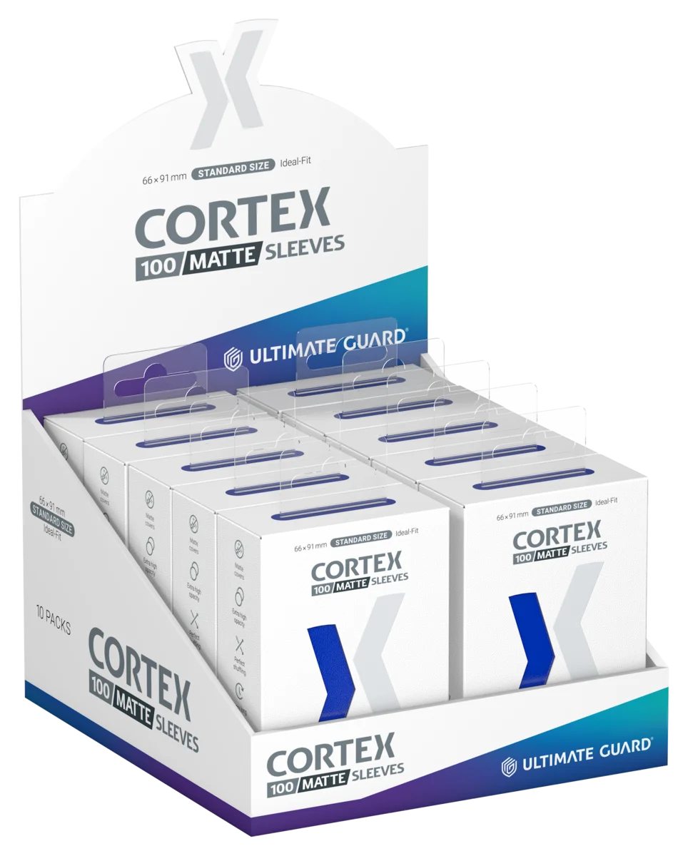 Ultimate Guard Cortex Sleeves Matte Standard Size (100) - Blue
