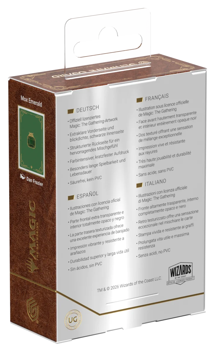 Ultimate Guard Art Sleeves Magic: The Gathering "Mox Collection" - Emerald