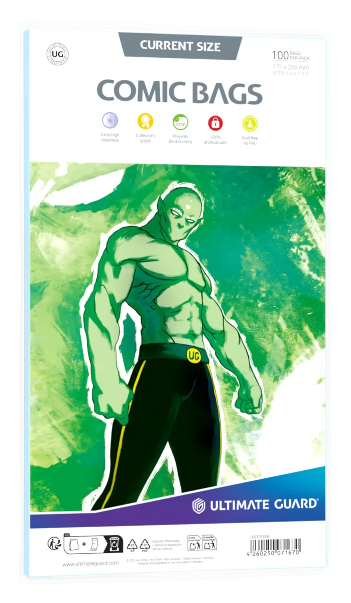 Ultimate Guard Comic Bags Standard (100) - Current Size
