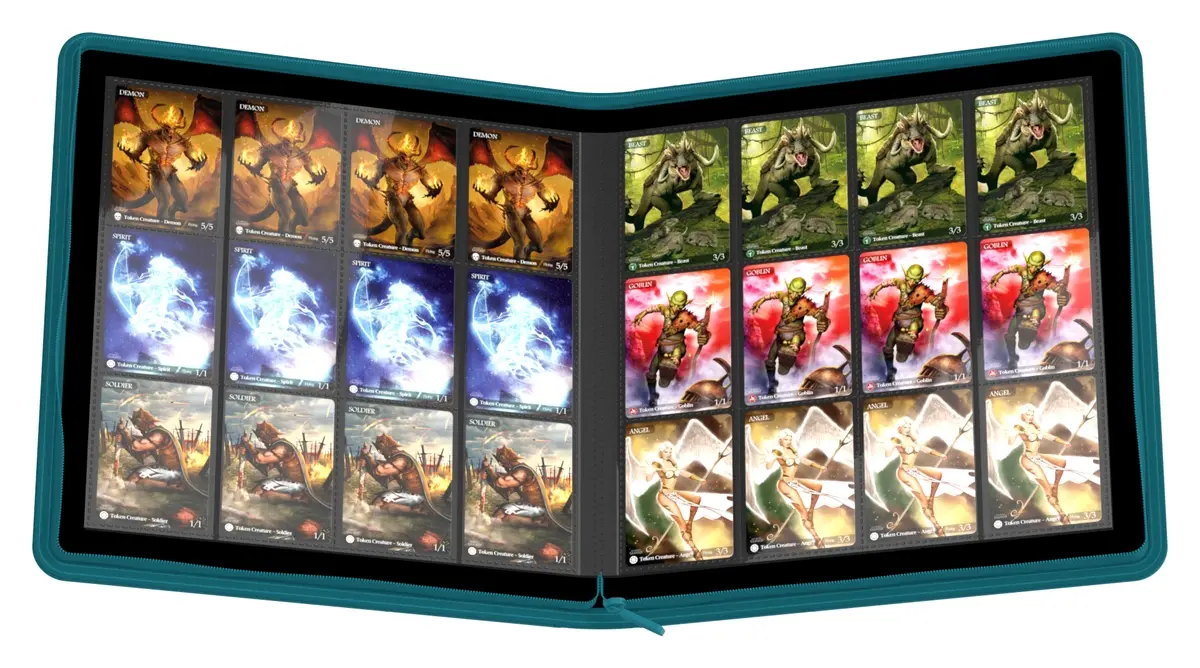 Ultimate Guard Zipfolio 480 24-Pocket Xenoskin trading card binder 