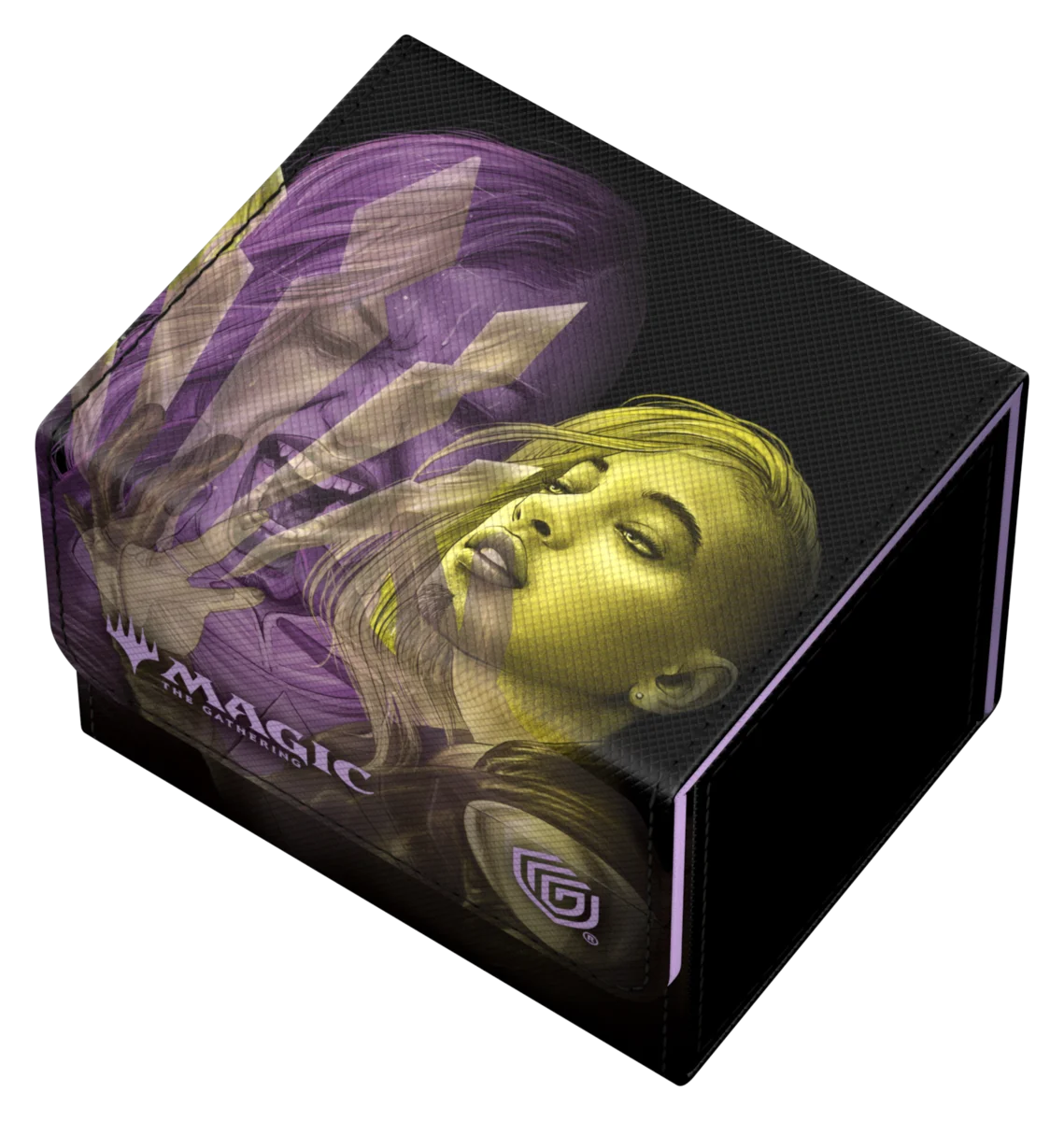 Ultimate Guard Sidewinder 100+ Xenoskin deck box from Magic: The Gathering's Duskmourn set