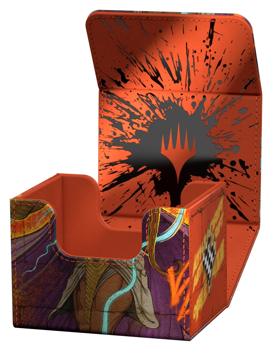 Ultimate Guard Sidewinder 100+ Xenoskin deck box from Magic: The Gathering's Aetherdrift set