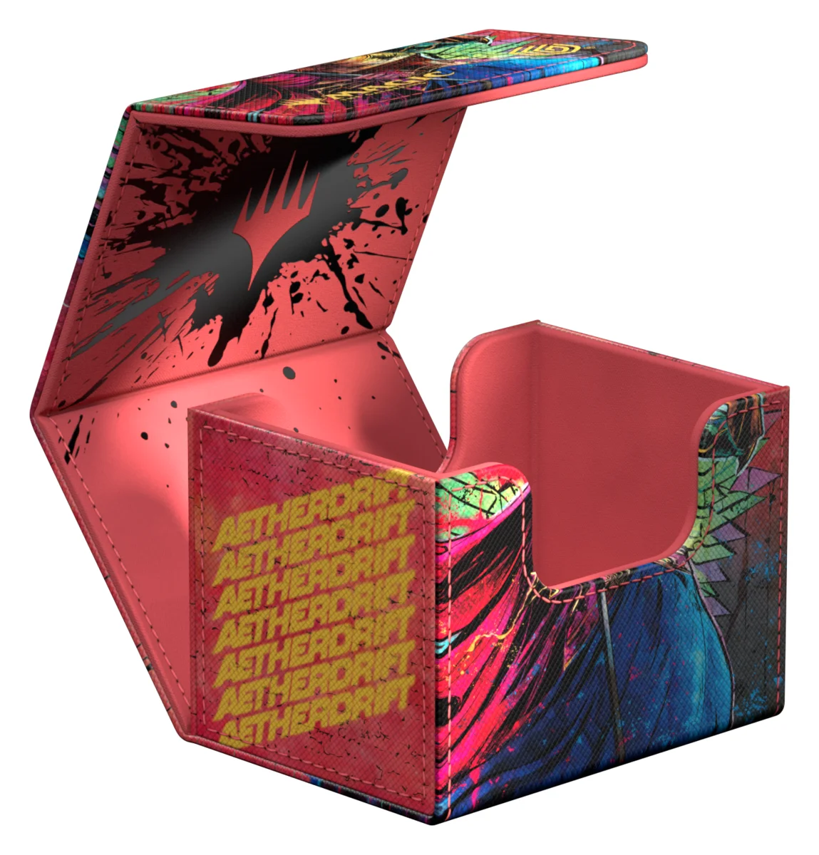 Ultimate Guard Sidewinder 100+ Xenoskin deck box from Magic: The Gathering's Aetherdrift set