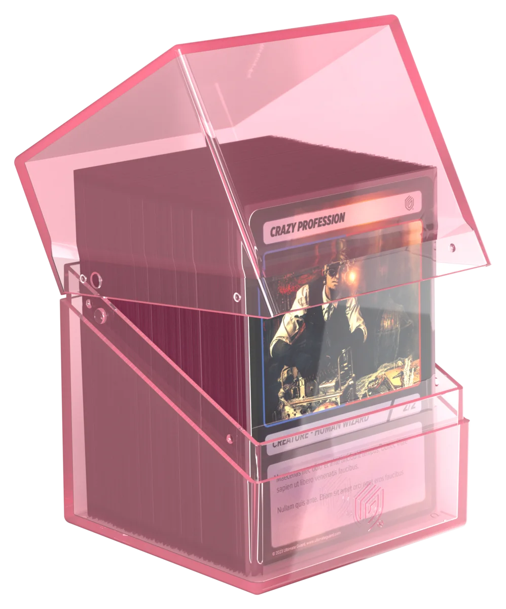 Ultimate Guard Boulder 100+ Clear - Rose Quartz