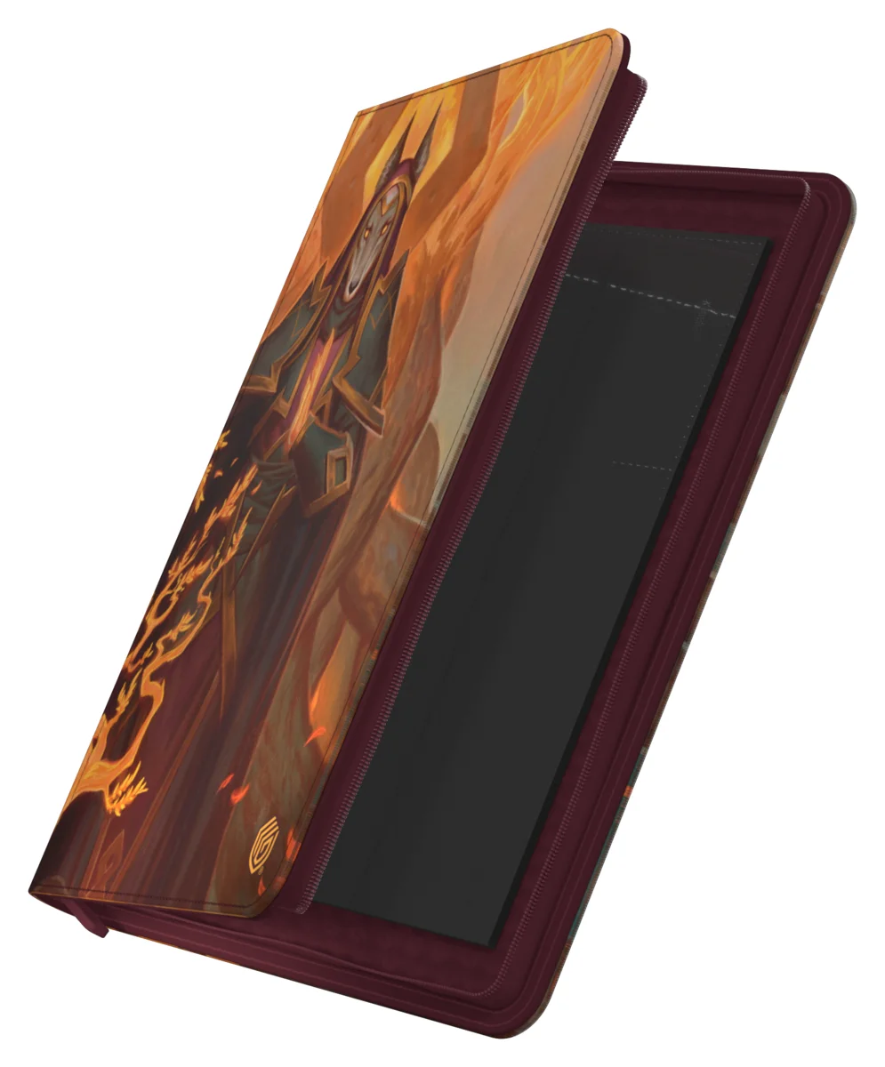 Ultimate Guard Zipfolio 360 18-Pocket Xenoskin trading card binder from Magic: The Gathering's Tarkir set