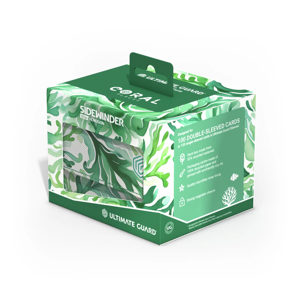 Ultimate Guard Sidewinder 100+ Coral Places Xenoskin deck box