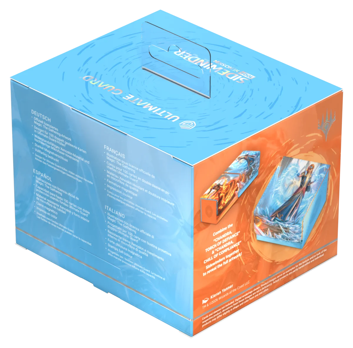 Ultimate Guard Sidewinder 100+ Xenoskin Magic: The Gathering "Reality Fracture" - Chandra, Chill of Compliance