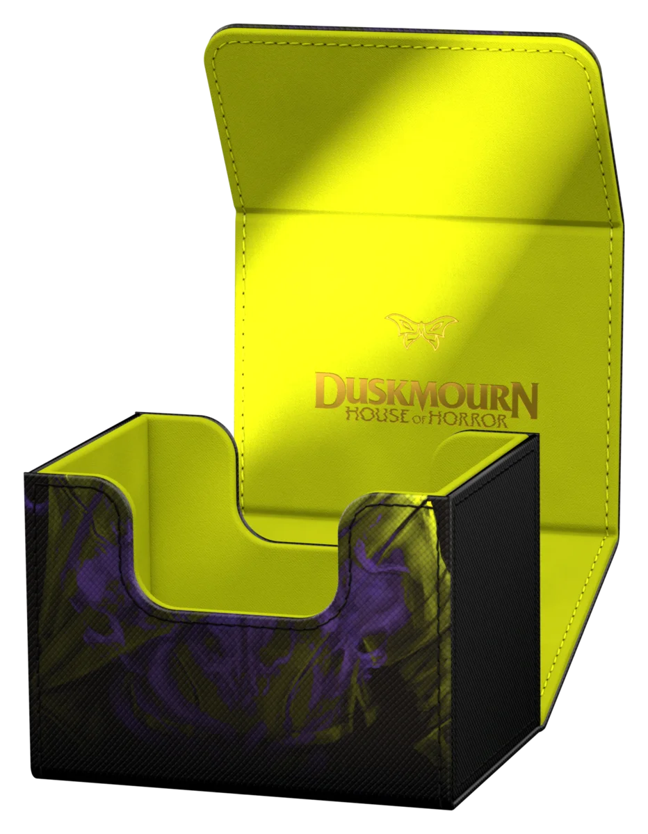 Ultimate Guard Sidewinder 100+ Xenoskin deck box from Magic: The Gathering's Duskmourn set