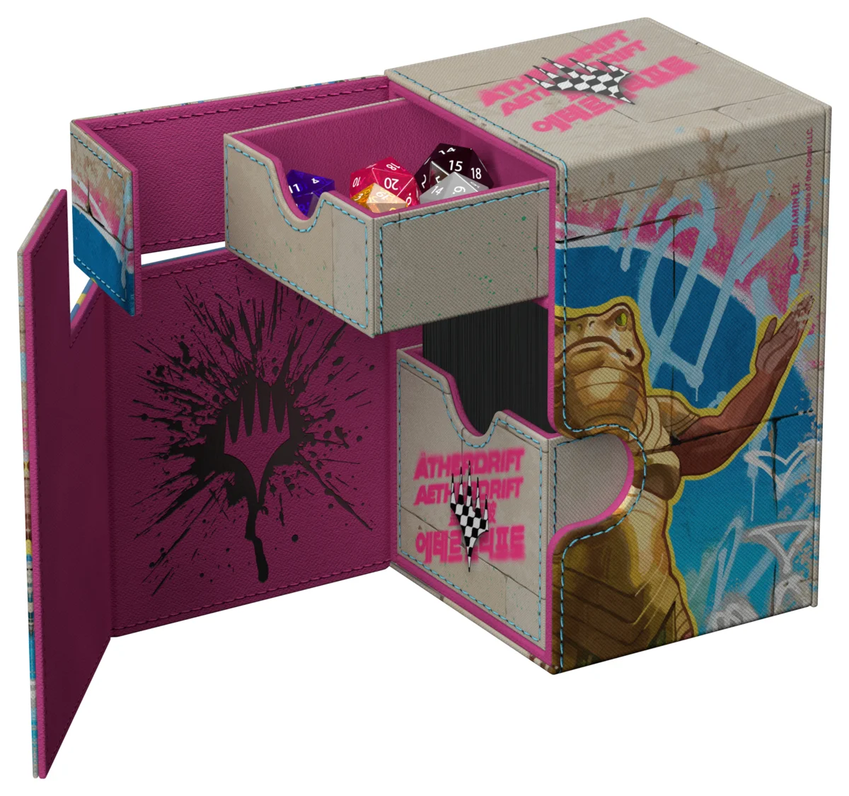 Ultimate Guard Flip'n'Tray 100+ Xenoskin Magic: The Gathering "Aetherdrift" - Sab-Sunen, Luxa Embodied
