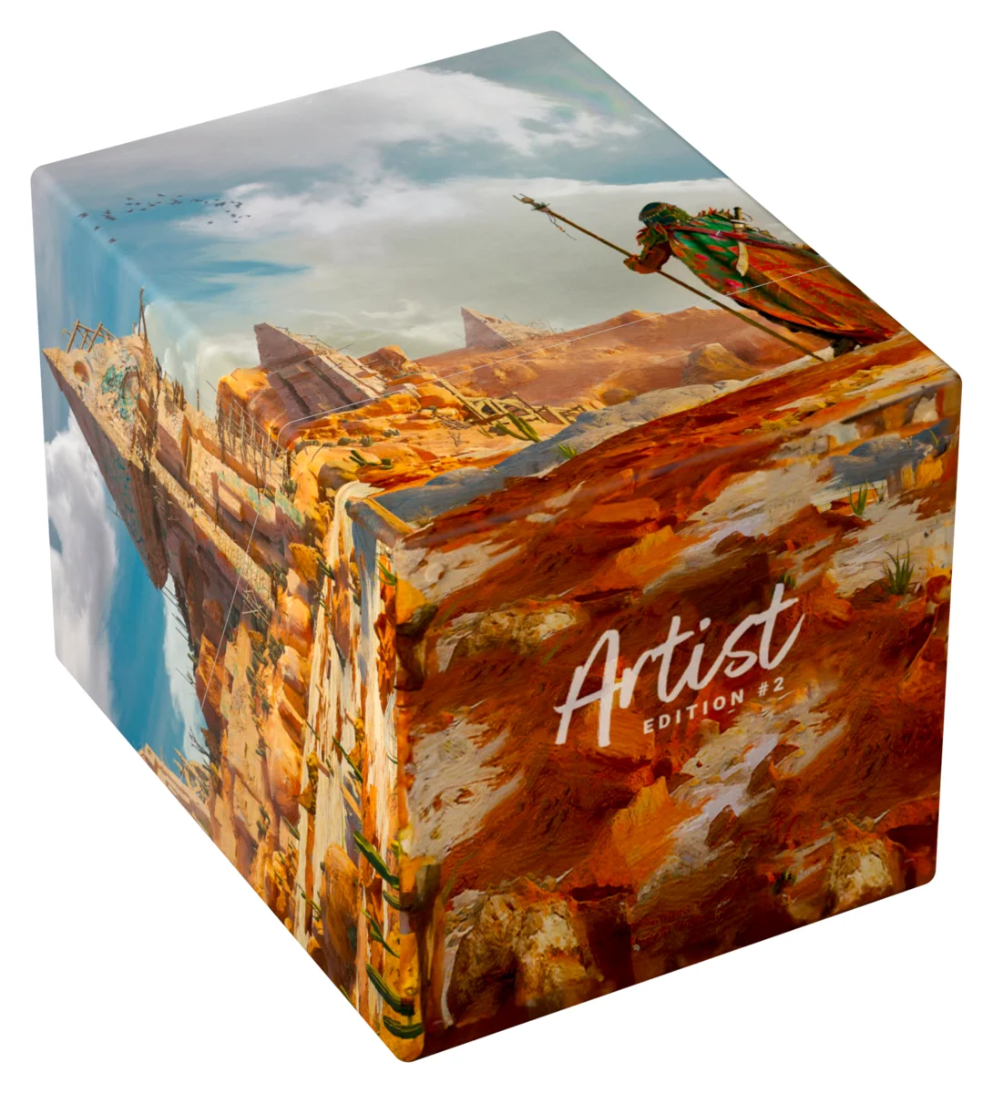 Ultimate Guard RTE Boulder 100+ Artist Edition #2 deck box by Mario Renaud