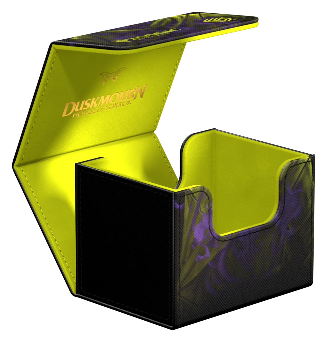 Ultimate Guard Sidewinder 100+ Xenoskin deck box from Magic: The Gathering's Duskmourn set