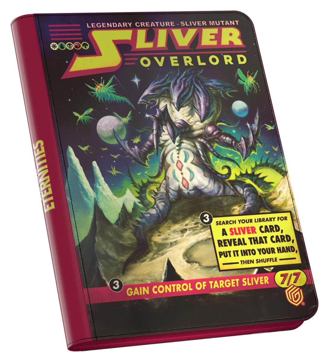 Zipfolio 360 Xenoskin Magic: The Gathering "Edge of Eternities" Sliver Overlord