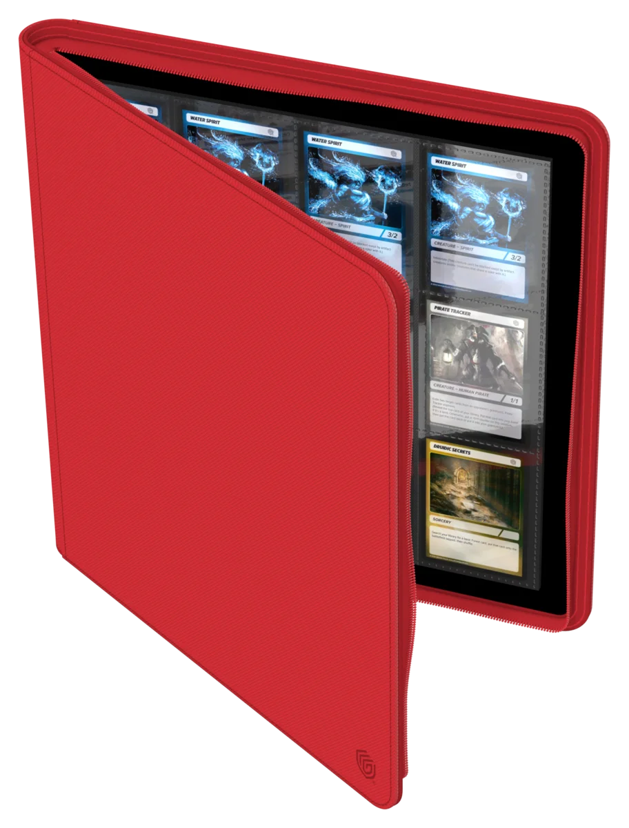 Ultimate Guard Zipfolio 480  24-Pocket Xenoskin - Red