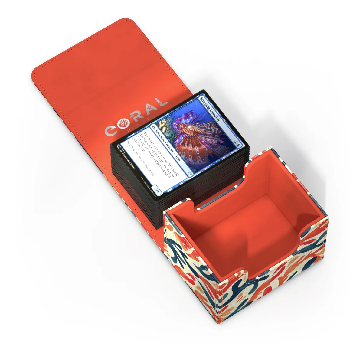 Ultimate Guard Sidewinder 100+ Coral Places Xenoskin deck box