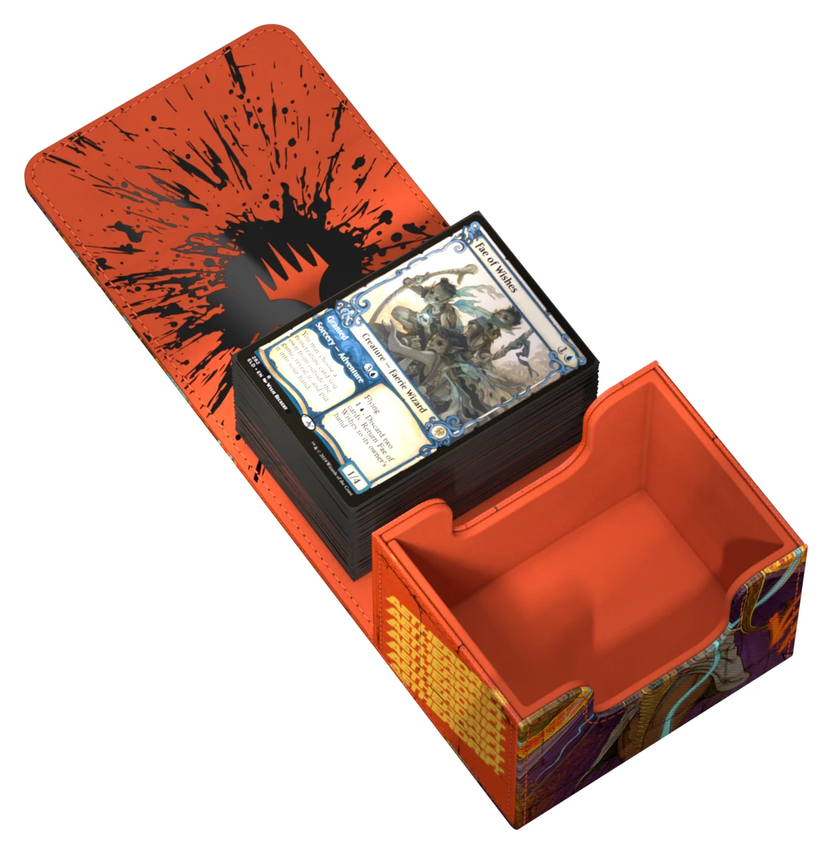 Ultimate Guard Sidewinder 100+ Xenoskin deck box from Magic: The Gathering's Aetherdrift set