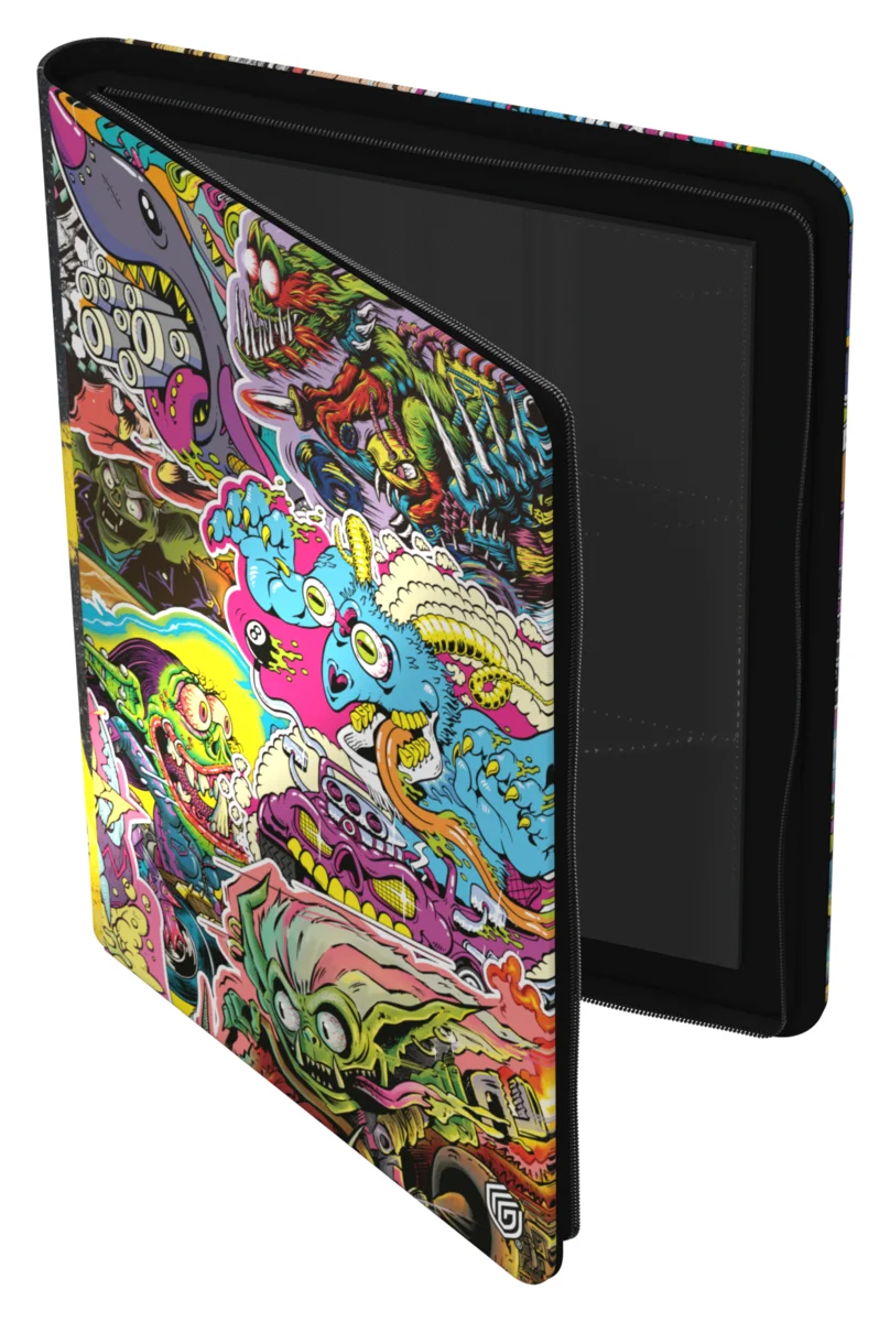 Ultimate Guard Zipfolio 360 18-Pocket Xenoskin trading card binder from Magic: The Gathering's Aetherdrift set