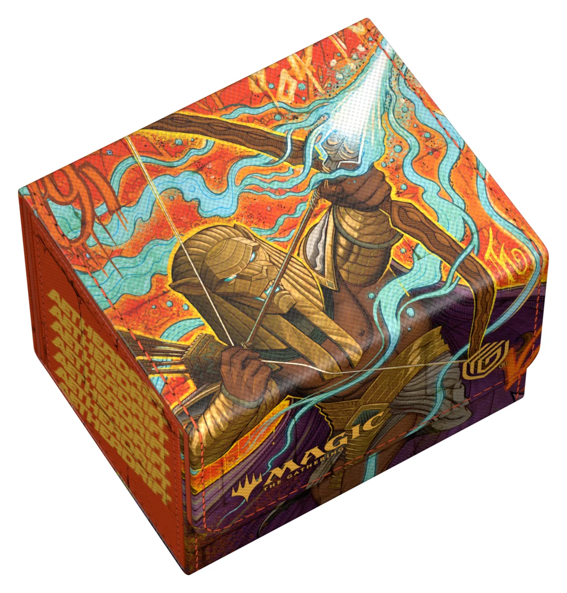Ultimate Guard Sidewinder 100+ Xenoskin deck box from Magic: The Gathering's Aetherdrift set