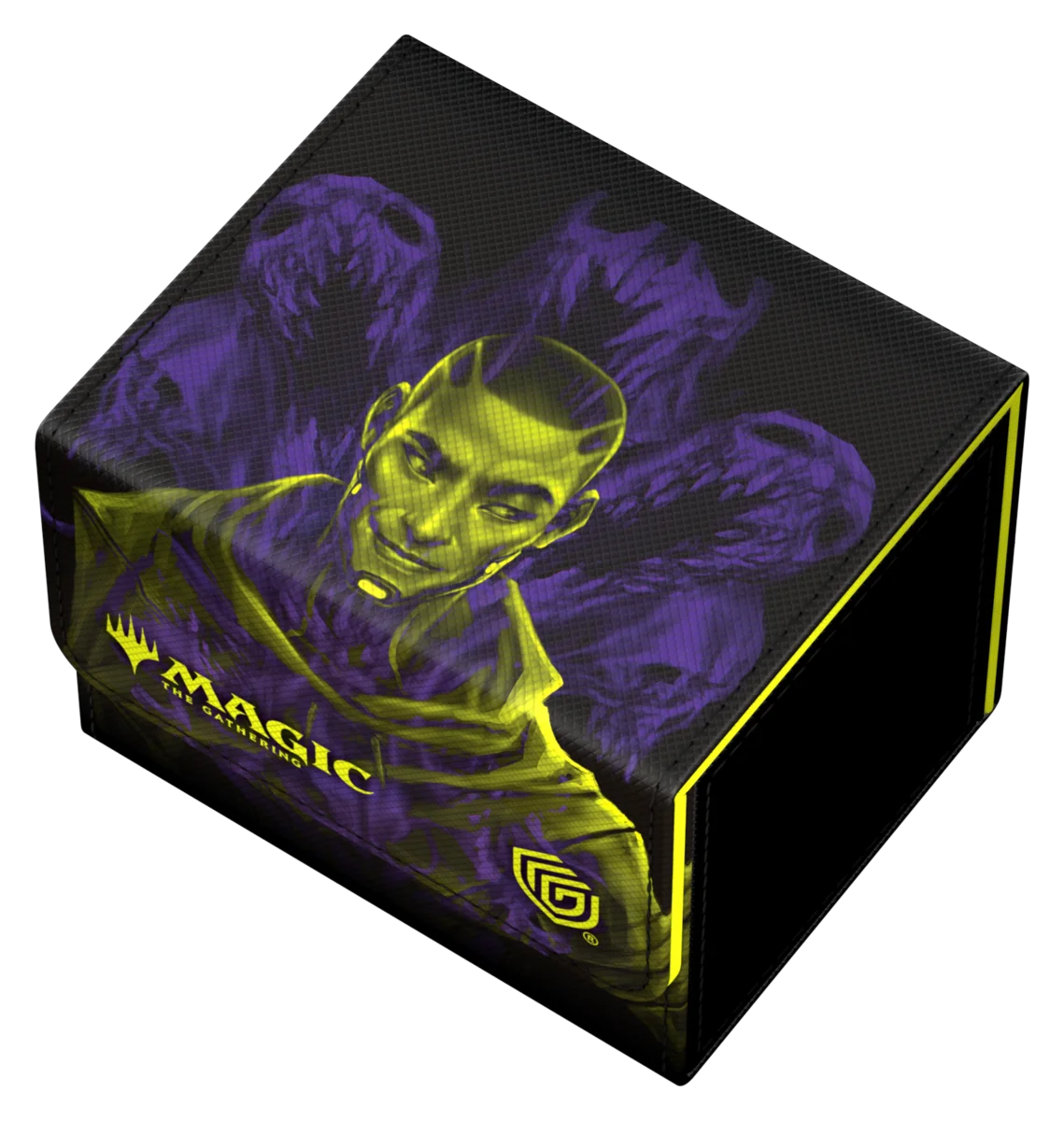 Ultimate Guard Sidewinder 100+ Xenoskin deck box from Magic: The Gathering's Duskmourn set