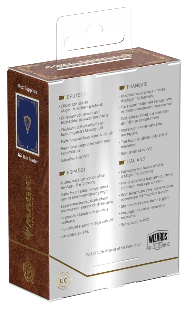 Ultimate Guard Art Sleeves Magic: The Gathering "Mox Collection" - Sapphire