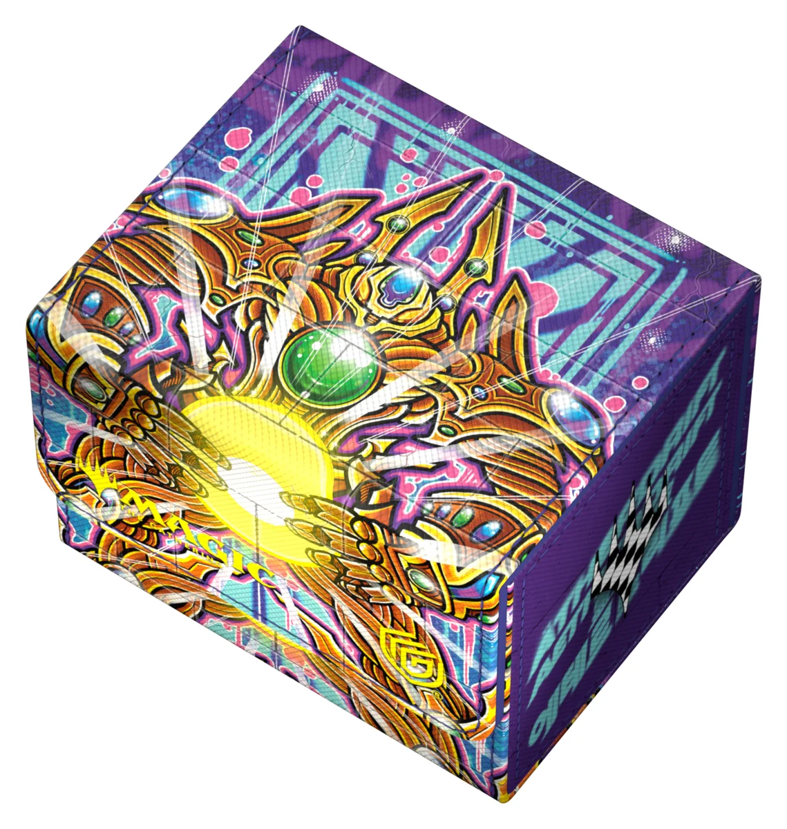 Ultimate Guard Sidewinder 100+ Xenoskin deck box from Magic: The Gathering's Aetherdrift set