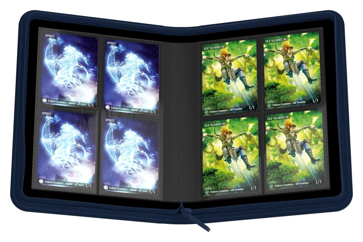 Ultimate Guard Zipfolio 160 8-Pocket Xenoskin trading card binder