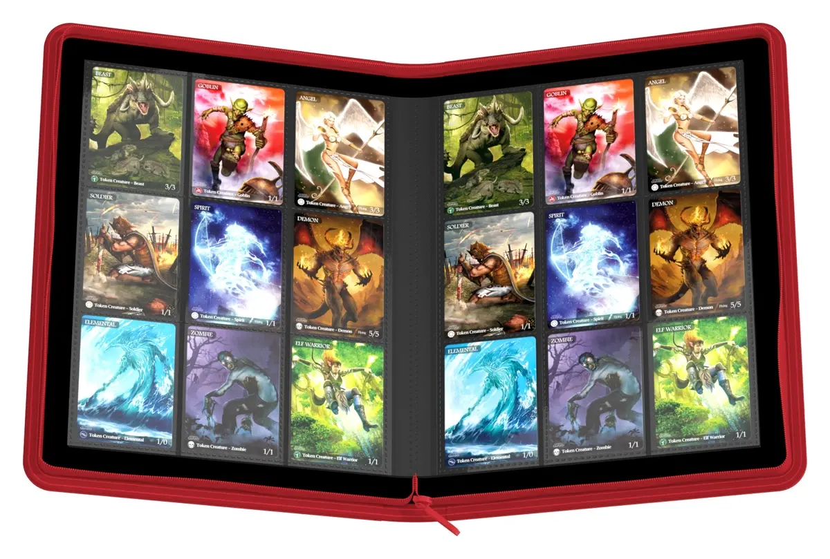 Ultimate Guard Zipfolio 360 18-Pocket Xenoskin trading card binder