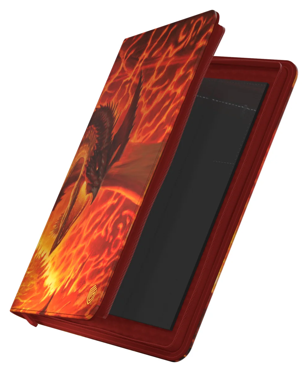 Ultimate Guard Zipfolio 360 Xenoskin Magic: The Gathering "Tarkir: Dragonstorm" - Magmatic Hellkite