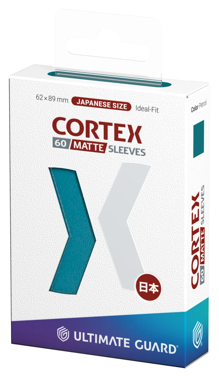 Ultimate Guard Cortex Sleeves Matte Japanese Size (60) - Petrol