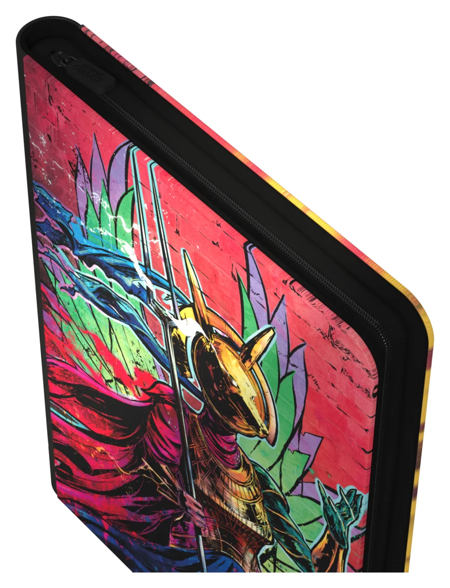Ultimate Guard Zipfolio 360 18-Pocket Xenoskin trading card binder from Magic: The Gathering's Aetherdrift set
