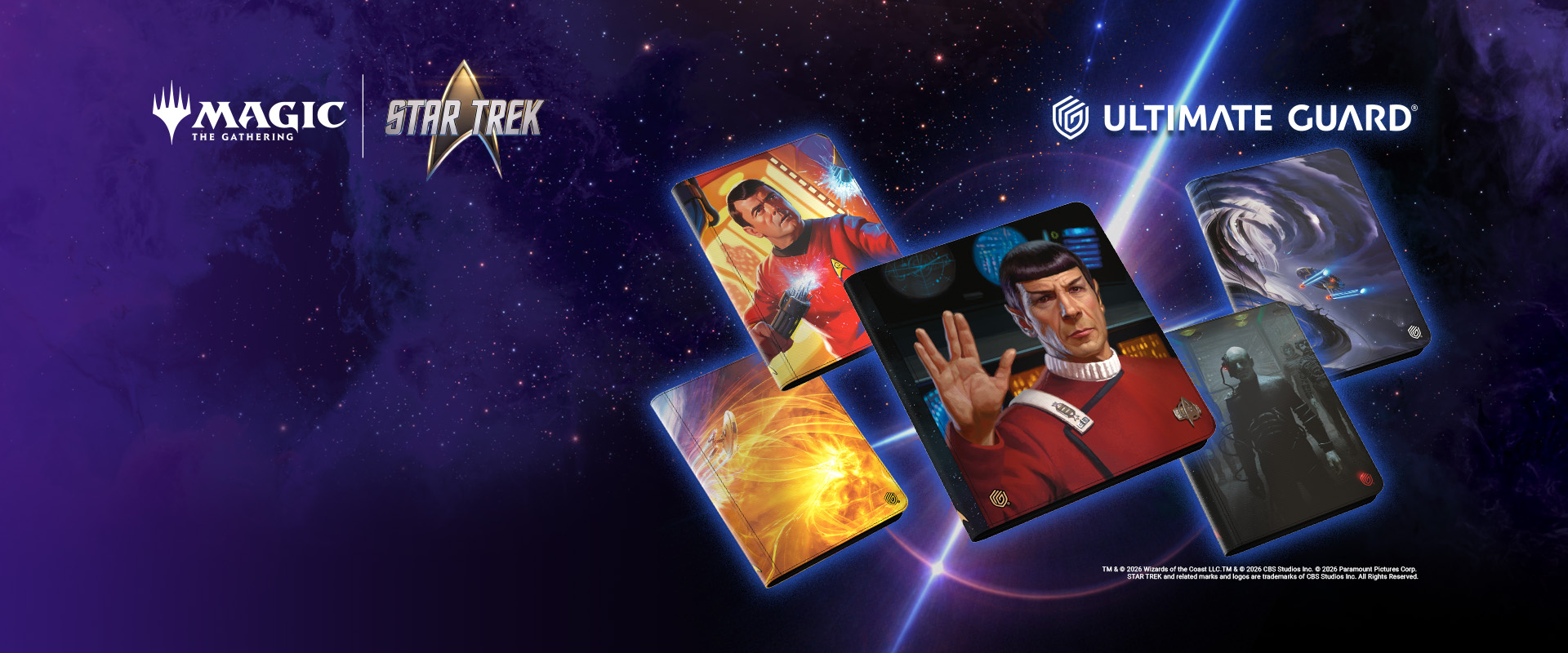 Magic: The Gathering Star Trek Zubehör von Ultimate Guard zum Schutz und zur Aufbewahrung von Sammelkarten