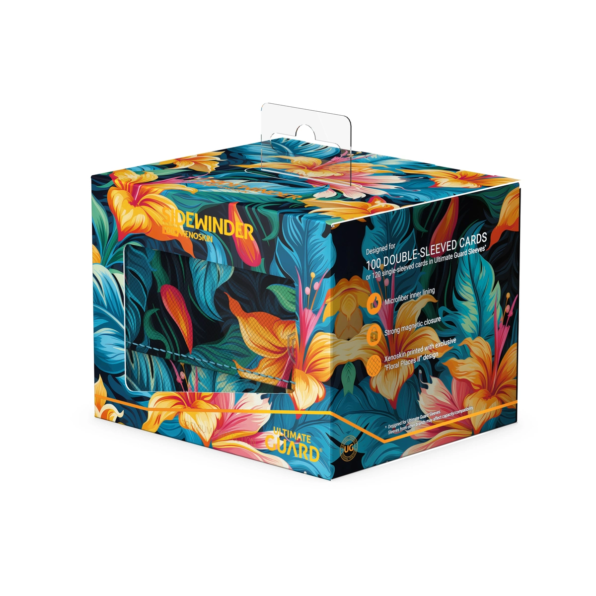 Ultimate Guard Sidewinder 100+ Xenoskin Floral Places deck box