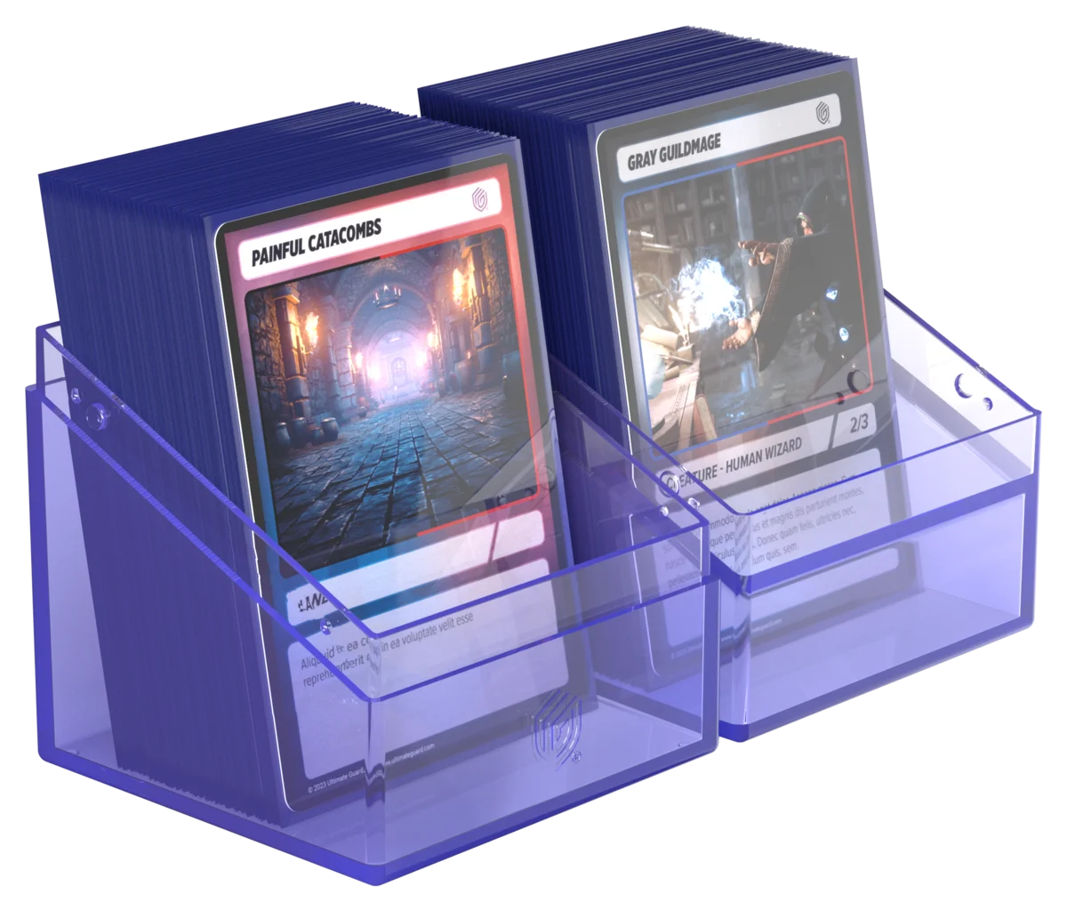 Ultimate Guard Boulder 100+ Clear - Blue Chalcedony