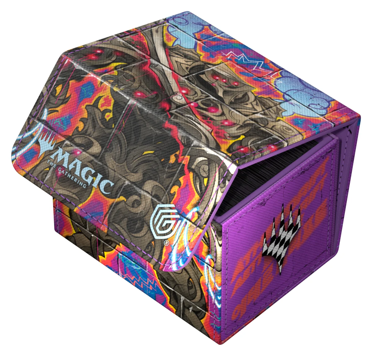 Ultimate Guard Sidewinder 100+ Xenoskin deck box from Magic: The Gathering's Aetherdrift set