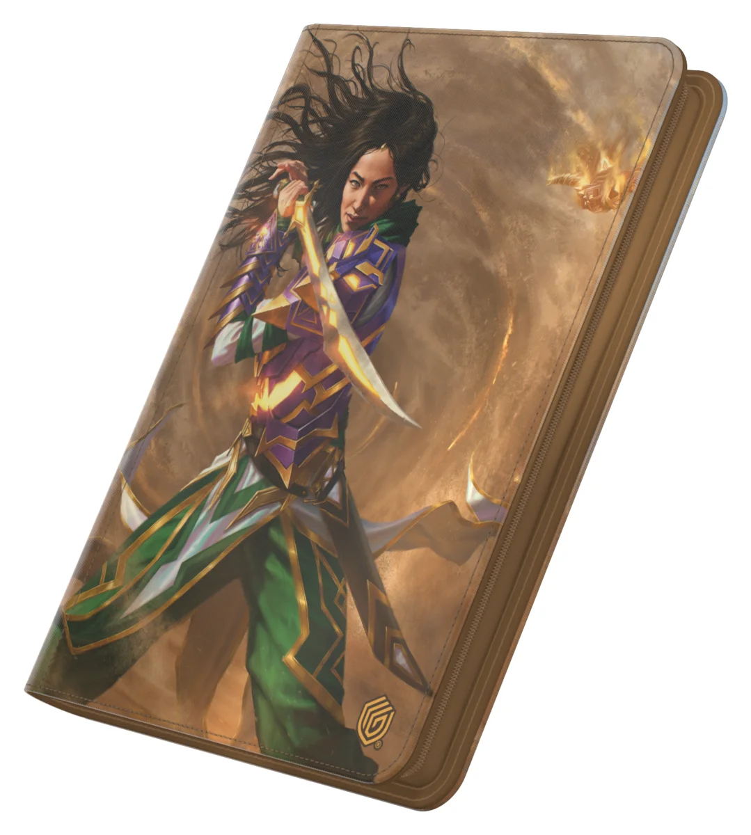Ultimate Guard Zipfolio 360 18-Pocket Xenoskin trading card binder from Magic: The Gathering's Tarkir set