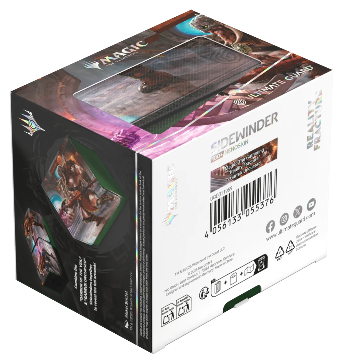 Ultimate Guard Sidewinder 100+ Xenoskin Magic: The Gathering "Reality Fracture" - Garruk Uncursed