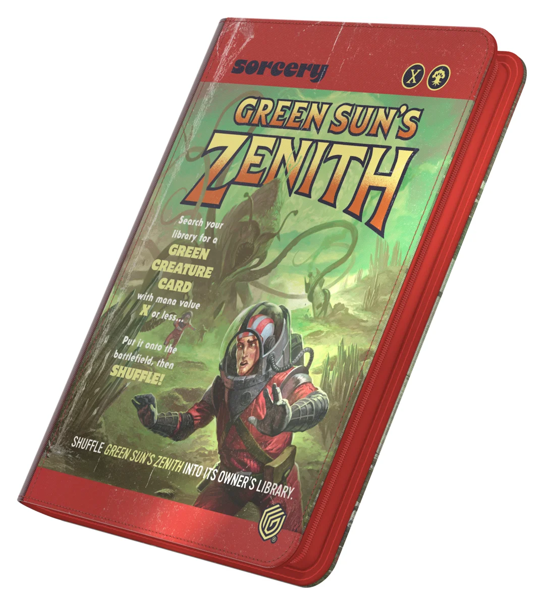 Ultimate Guard Zipfolio 360 Xenoskin Magic: The Gathering "Edge of Eternities" - Green Sun’s Zenith